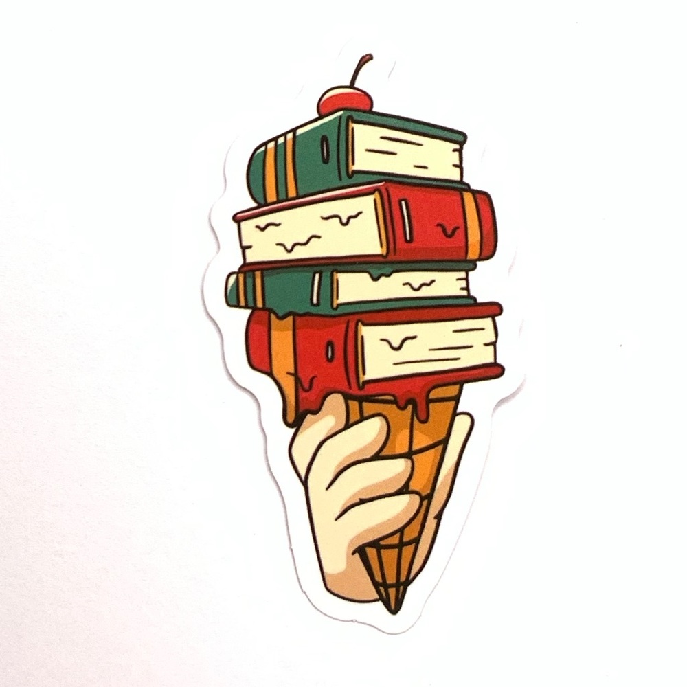 Books Vinyl Sticker